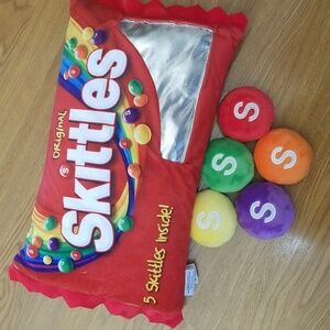 Skittles pillow